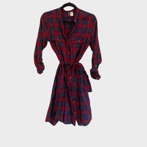 H & M Plaid Shirt Dress